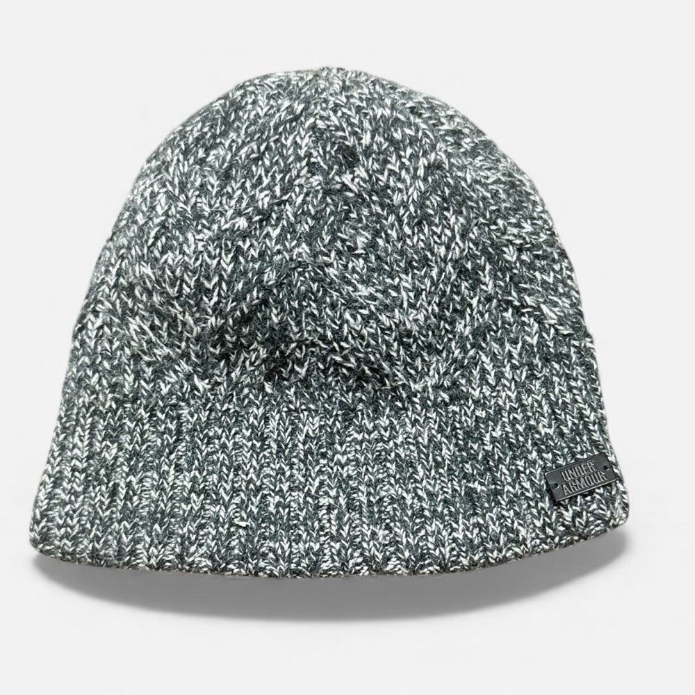Under Armour Black & White Heathered Beanie